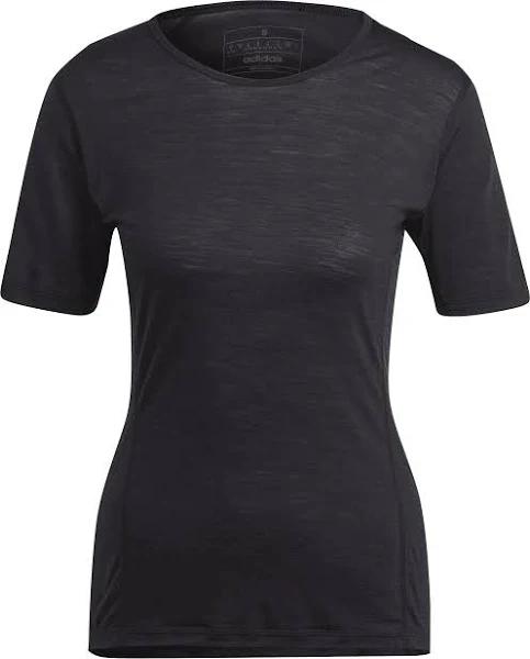 adidas-XPERIOR Merino 150 Baselayer Short SLEEVE-Women-Black-S