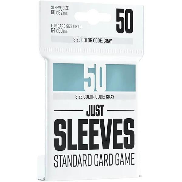 Gamegenic Just Sleeves Standard Card Game - Clear