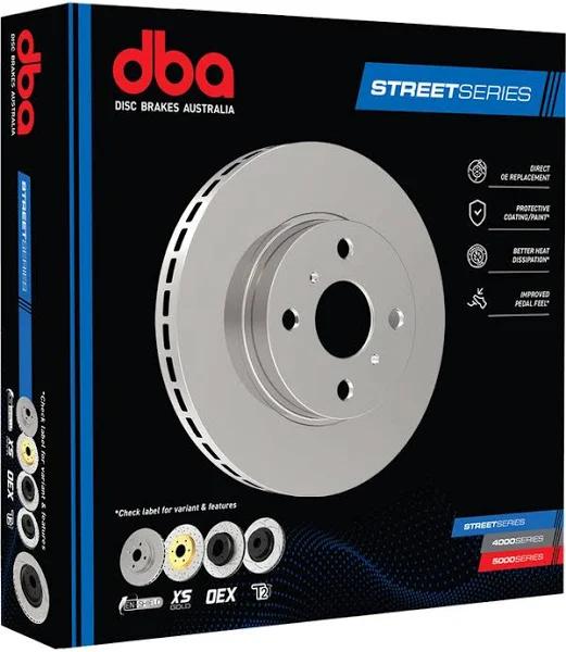 DBA Standard Disc Brake Rotor (Single) 242mm Fits Subaru Leone, Vortex (DBA641)