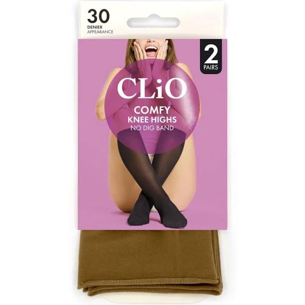 Clio Comfy Knee High 2 Pack - Natural - Natural