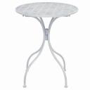 vidaXL - 3 Piece Bistro Set Steel - Greyish White