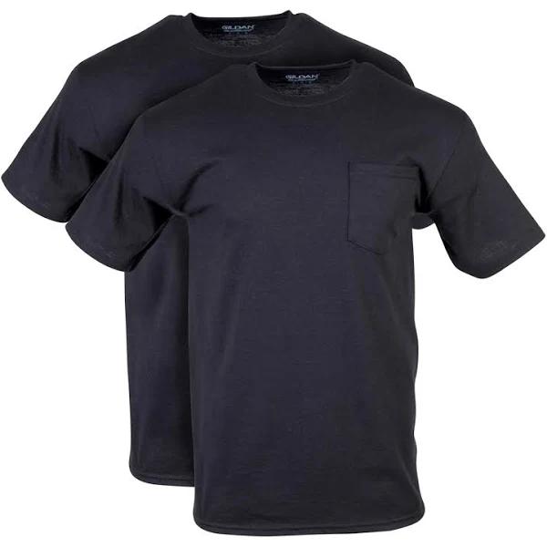 Gildan Men's DryBlend Workwear T-Shirts with Pocket 2 Pack