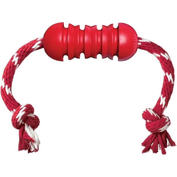 Kong Dental With Rope Dog Toy Medium