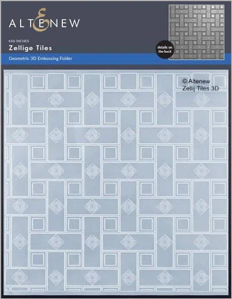 Altenew - Embossing Folder - 3D - Zellige Tiles