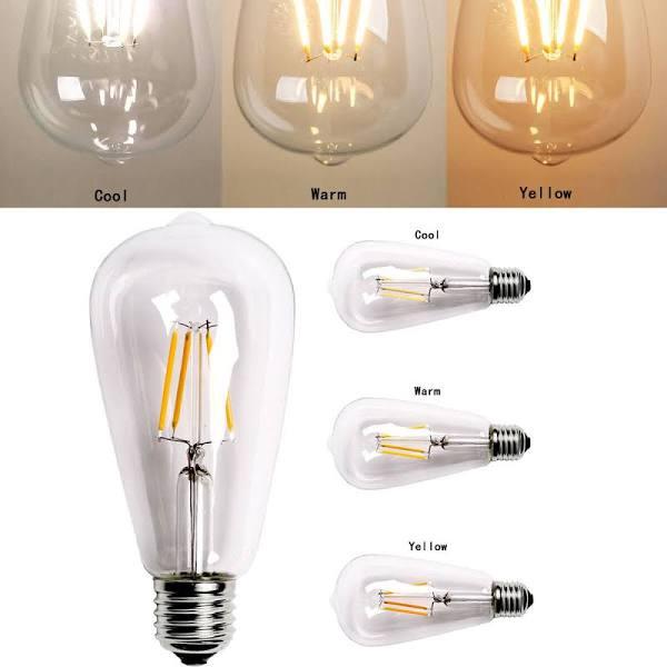 Vintage E27 40w 60w 80w Edison Screw Led Energy Filament Bulbs Lights