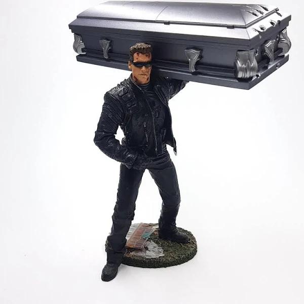 McFarlane T-850 W Coffin Terminator 7" Action Figure 2003 Spawn.com T3 Arnold Schwarzenegger