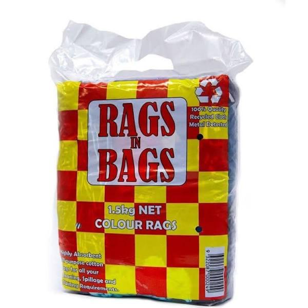 Rags in Bags Colour Cleaning Cloth 1.5kg