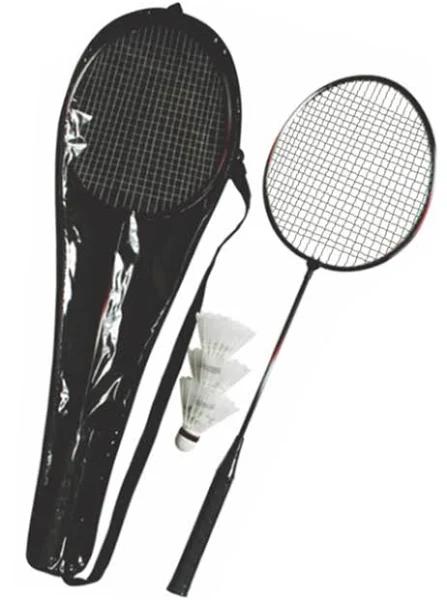 2 Player Metal Badminton Set With Shuttlecocks