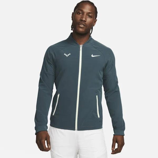 Nike Dri-FIT Rafa Men's Tennis Jacket - Green - 50% Recycled Polyester