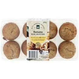 Woolworths Mini Banana Muffin 8 Pack