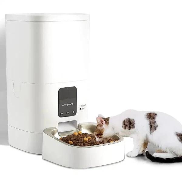 Taily 6L Auto Cat Feeder Automatic Pet Dog Food Dispenser Smart Wifi 10s Voice w/ App Remote Control