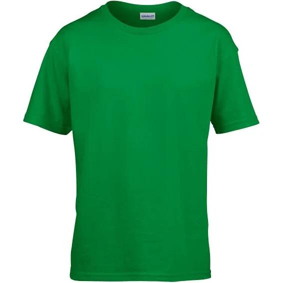 Gildan Childens/Kids Softstyle Ringspun T-Shirt Irish Green 12-13 Years