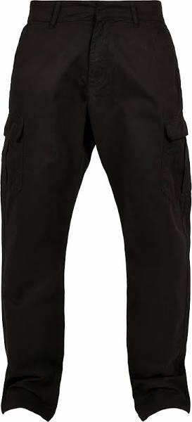 Urban Classics - Straight-Leg Cargo Pants Hose Black W34