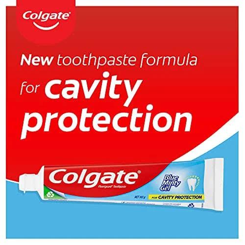 Colgate Blue Minty Gel Toothpaste, 165g, for Cavity Protection