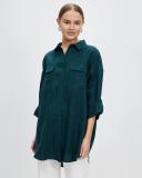 David Lawrence Tess Linen Tunic in Blue Green Blue 6