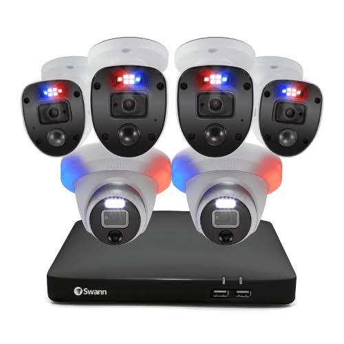 Enforcer 6 Camera 8 Channel 1080P Full HD DVR Security System...