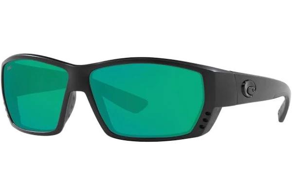 Costa Del Mar Tuna Alley Blackout Square Sunglasses Green Lens 580g