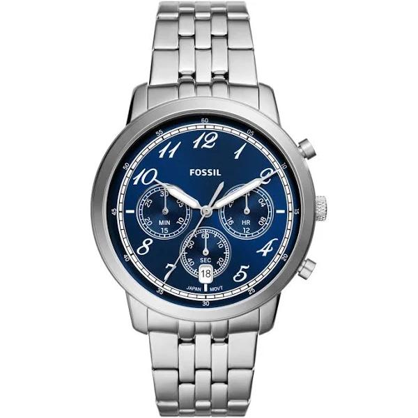 Fossil Men's Neutra Blue Dial Watch - FS6025