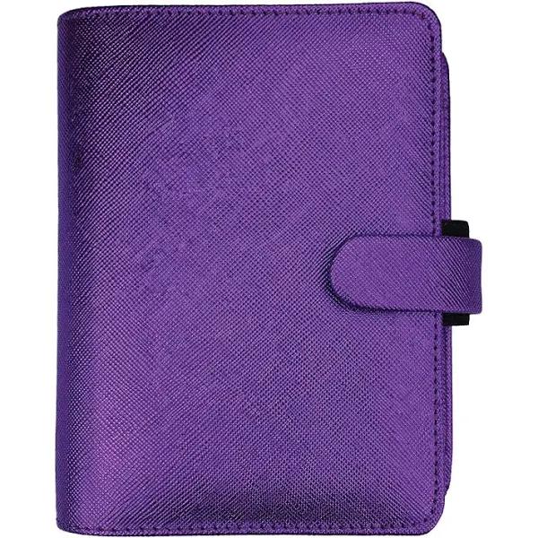 Filofax - Saffiano Metallic Pocket Organiser Violet