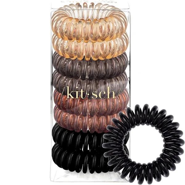 Kitsch 8 Pack Hair Coils - Brunette