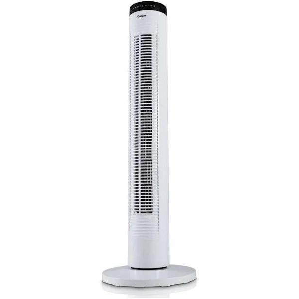 Goldair 81cm Tower Fan with Remote - White