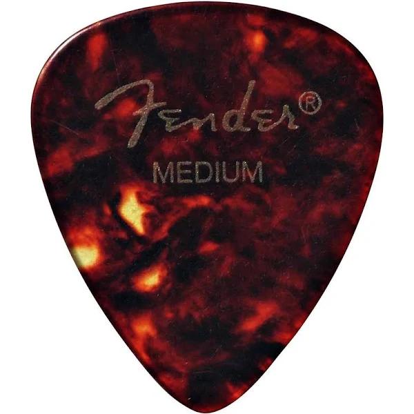 Fender 351 Shape Classic Picks 12-Pack - Medium (Tortoise Shell)