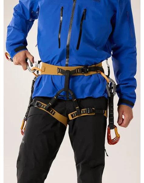 Arcteryx AR-395a Mens Climbing Harness - Yukon/Edziza - L