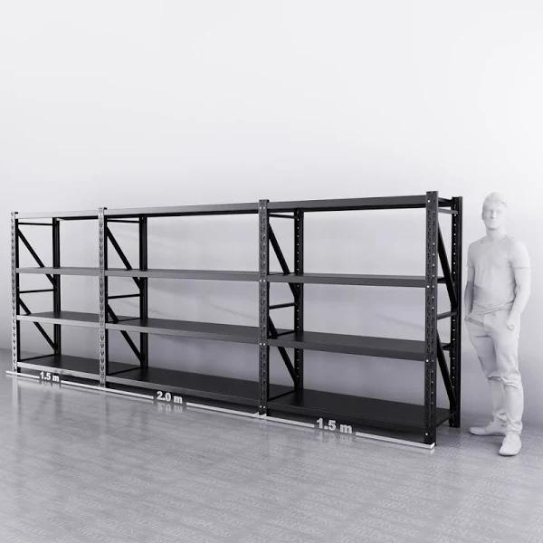 5m*1.8m*0.6m 3000kg Connecting Shelving