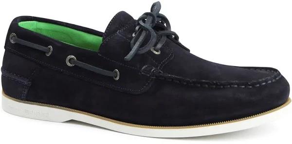 Tommy Hilfiger Suede Boat Shoe - Blue