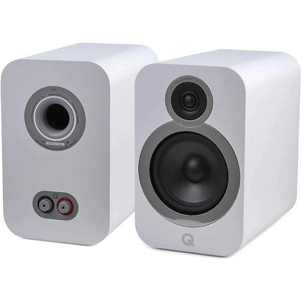 Q Acoustics Q3030i Bookshelf Speakers, Arctic White by Addicted to Audio