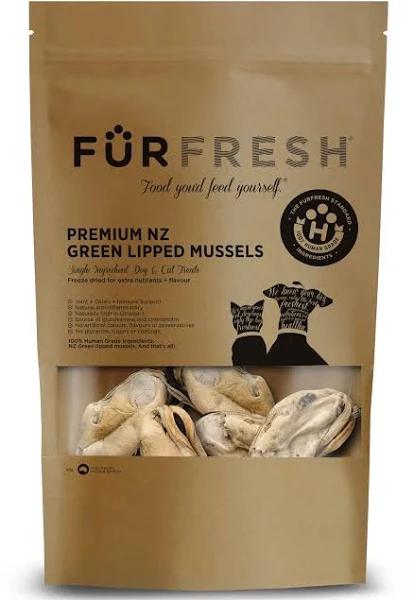 FurFresh Freeze Dried NZ Green Lipped Mussels Dog Treat 48g