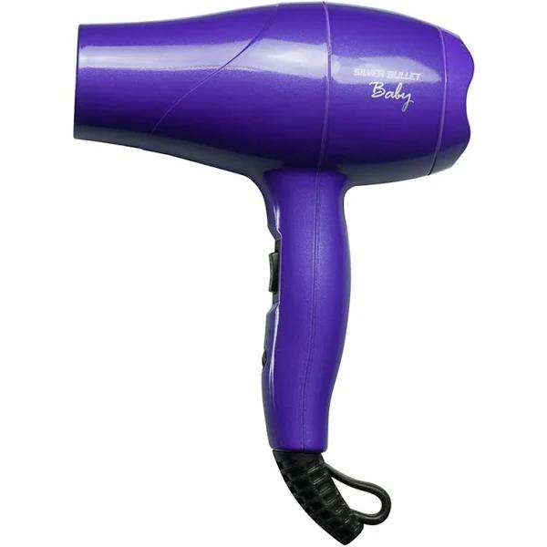 Silver Bullet Metallic Baby Travel Hair Dryer - Purple