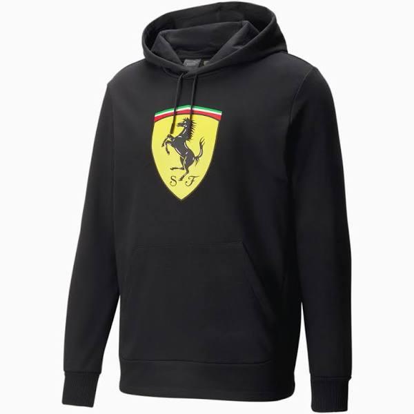 Scuderia Ferrari Shield Hoody Mens - Black - L