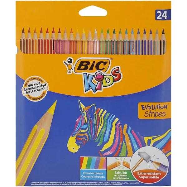 Bic Kids Evolution Colouring Pencils 24 Pack