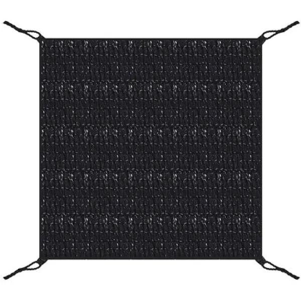 Coolaroo 3M Charcoal Ready-To-Hang Square Shade Sail