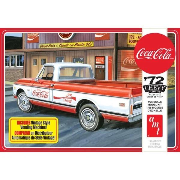 AMT 1/25 1972 Chevy Pickup w/Vending Machine & Crates (Coca-Cola) 2T Plastic Model Kit