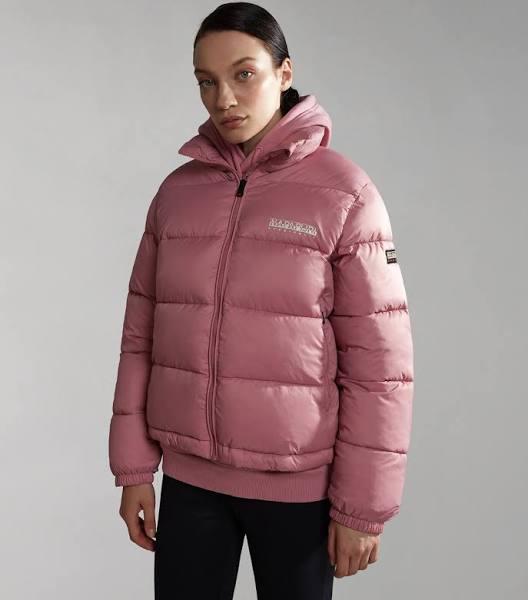 Napapijri Box Water-Repellent Puffer Jacket in Pink