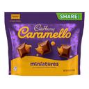 Cadbury Caramello Miniatures Milk Chocolate and Caramel Candy Bars, in