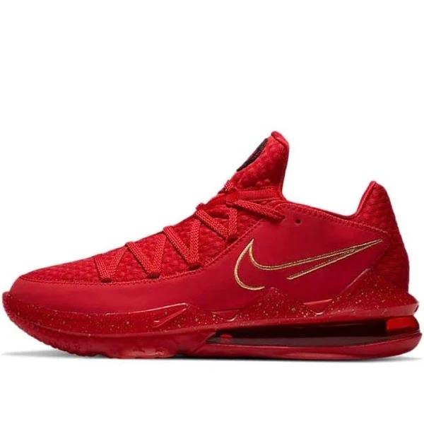 Nike Titan x LeBron 17 Low EP 'Agimat' Sneakers | Red | Men's Size 12