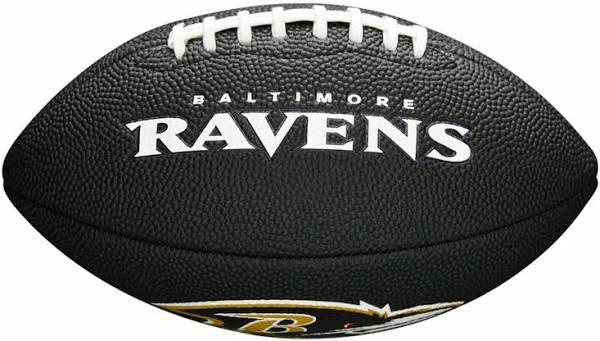 Wilson Sporting Goods NFL Baltimore Ravens Team Logo Football , Black, Mini Size