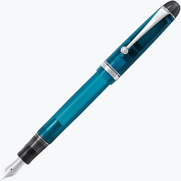 Pilot Custom 74 Fountain Pen Clear Turquoise Green M (Medium Nib)