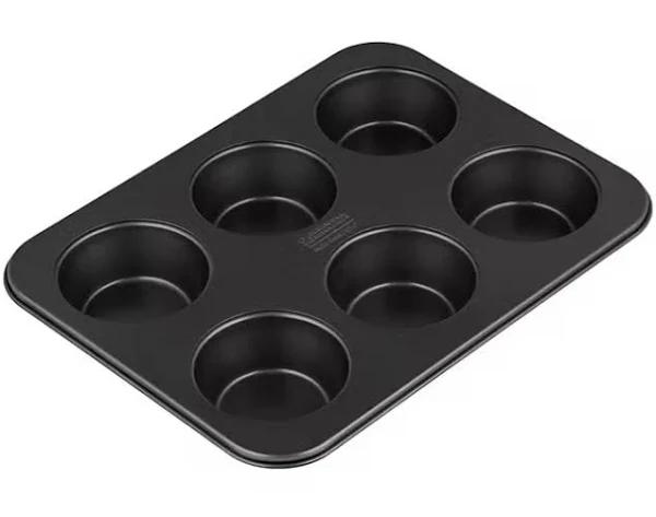 Maxwell & Williams BakerMaker Non-stick 6 Cup Large Muffin Pan- Black