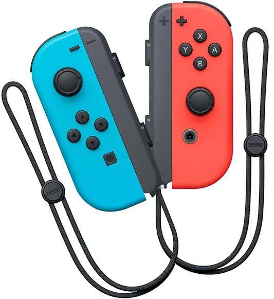 Nintendo Switch Joy-con Controller Pair Neon Red & Blue