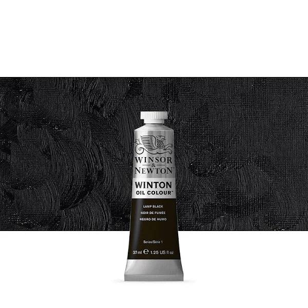 Winsor & Newton Winton Oil Colour 37ml - Lamp Black