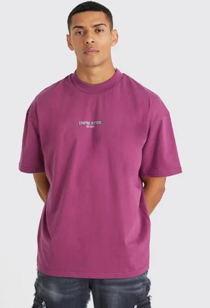 Mens Rose Heavyweight Oversized T-Shirt