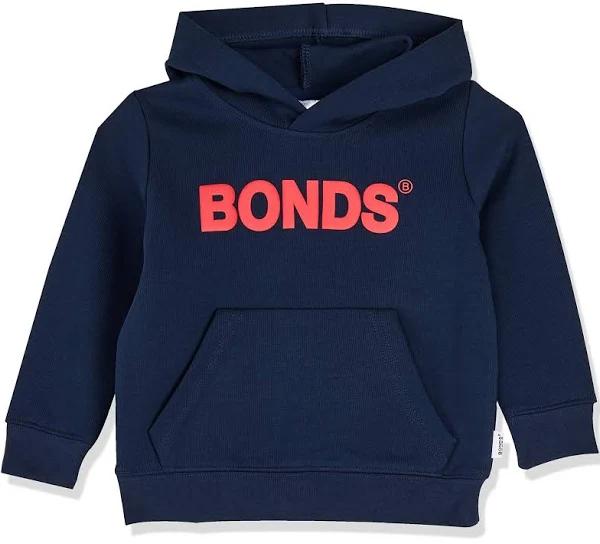 Bonds Kids Tech Sweats Pullover Hoodie in Almost Midnight Size: 5