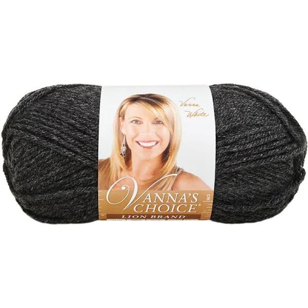 (Dark Grey Heather) - Lion Brand Vanna's Choice Yarn