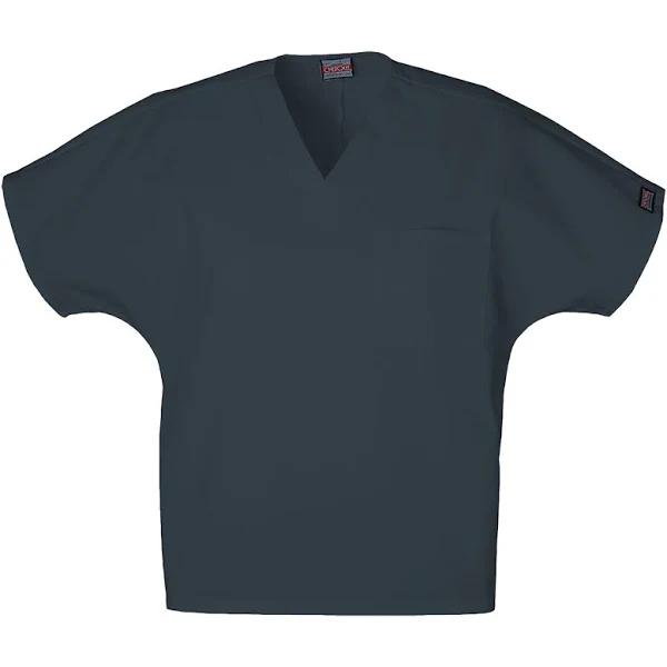 Cherokee Workwear 4777 Scrubs Top Unisex V-Neck Tunic Ceil Blue