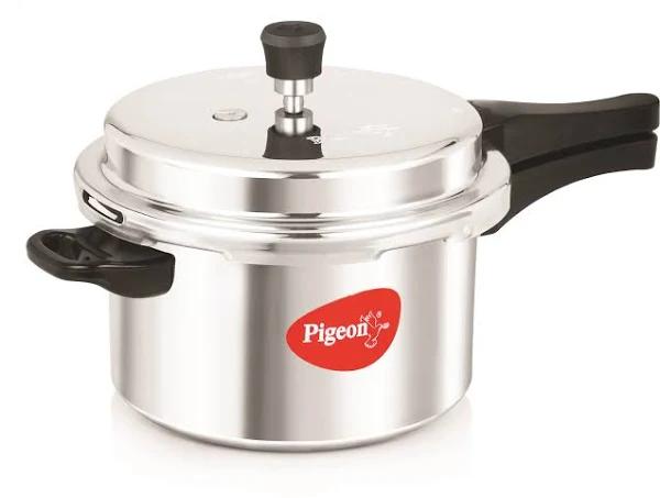 Pigeon Favourite Al Outer Aluminum Pressure Cooker, 5 Litres, Silver