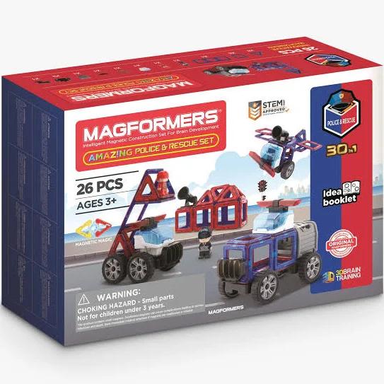 Magformers - Amazing Police & Rescue Set